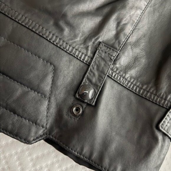 G-Star Biker Leather Jacket - Picture 11 of 13